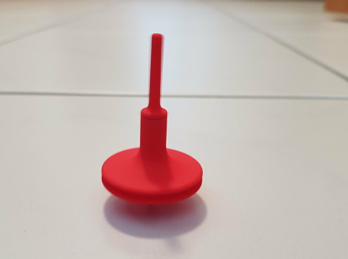 Straw Turbo Spinning Top 3d printed optional rod is not included