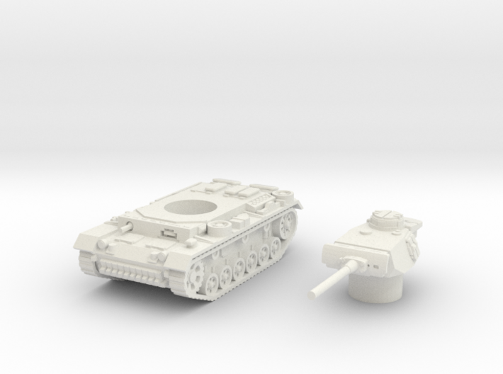 Panzer III L (Germany) 1/100 3d printed