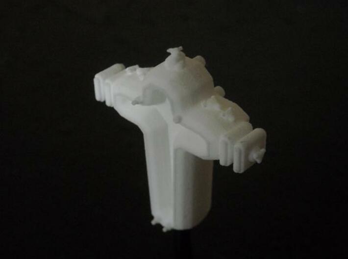SP202 Stone Portal Escort Cruiser 3d printed Model (on stand) in SWF