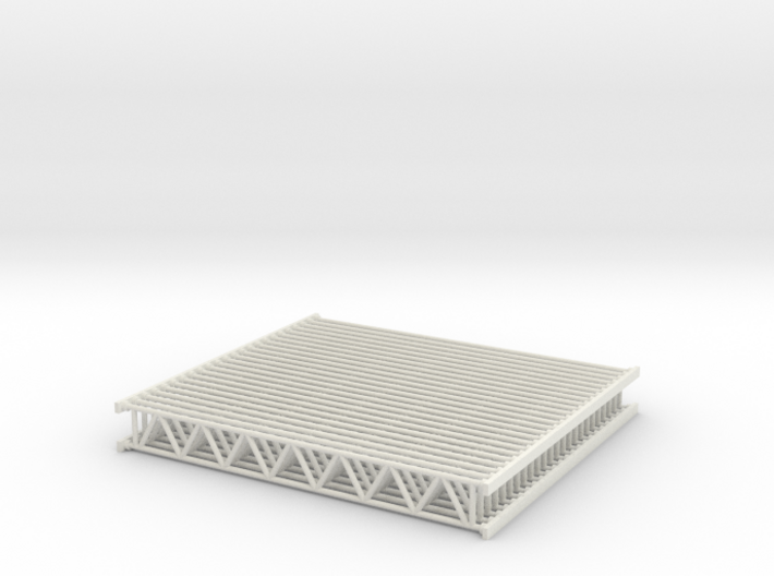 Lattice girder 01. HO Scale (1:87) 3d printed