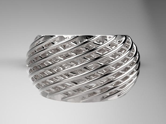 Baumann Ring 3d printed