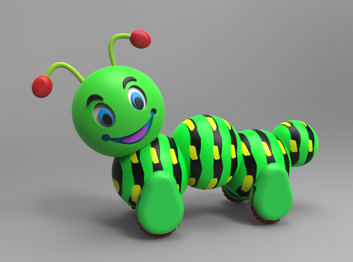 Caterpillar Body 3d printed 