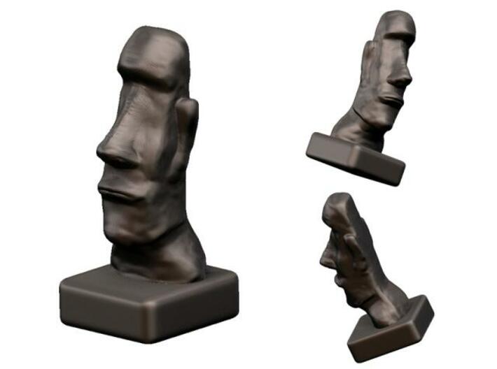 Easter Island Statue (original) 3d printed Rendered version