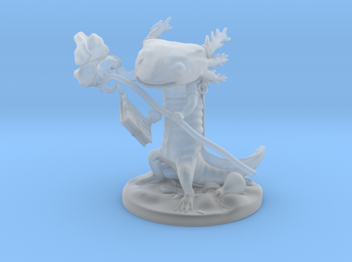 Aanuuv The Axolotl Wizard 3d printed