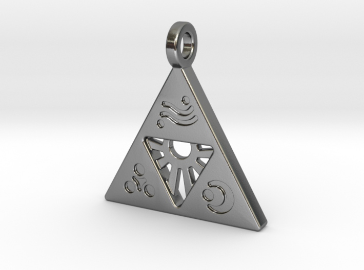 Zelda-Triforce Pendant 3d printed 