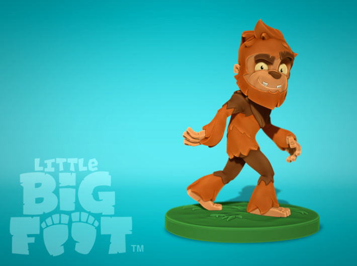 Little Bigfoot Classic Small 3d printed Little Bigfoot, Little Bigfoot