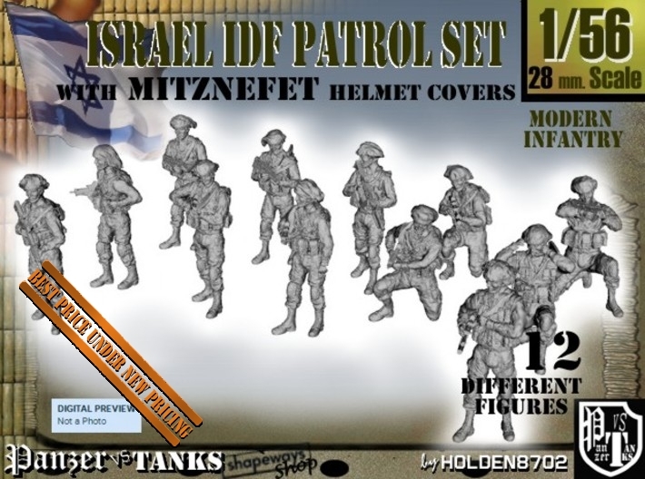 1-56 IDF PATROL SET 3d printed