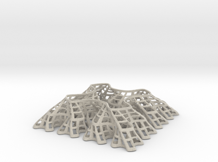 Sierpinski Square-Filling Fractal 3d printed