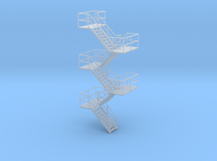 HO Staircase 94.3mm 3d printed