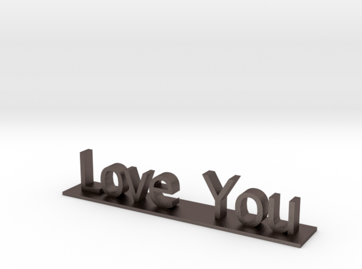 Love You 3d printed