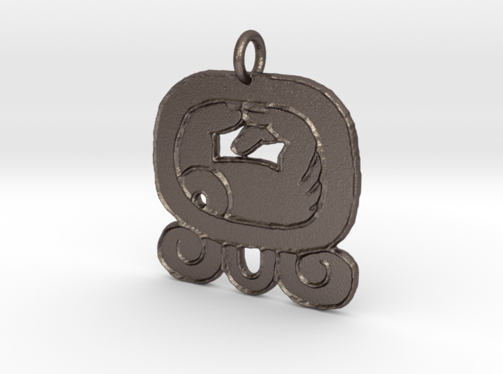 Kej Nahual Pendant (precious metals and wearable s 3d printed