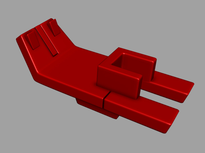 VF-1 Option Part; Battroid Access - 2 Seater 3d printed Seat Sled (x2)