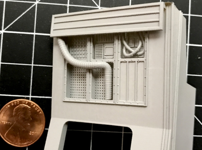 DeAgo Falcon Hold NAV Wall 3d printed Assembled and primed