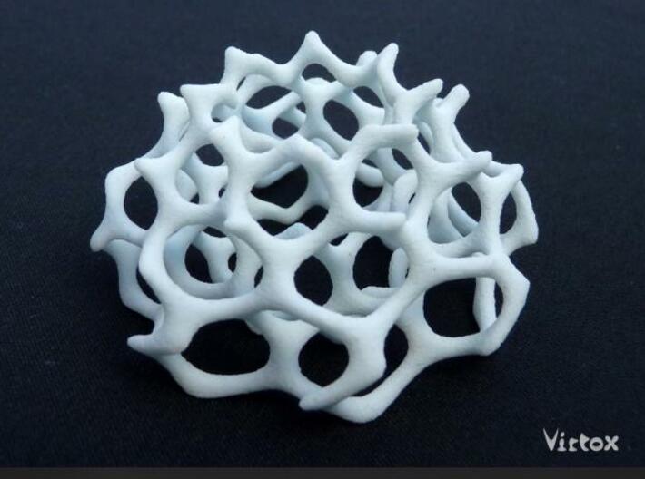 Coral Candle 3d printed Coral candle printed in Milky White Matte Glass