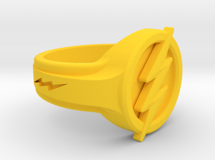 The Flash Ring 3d printed