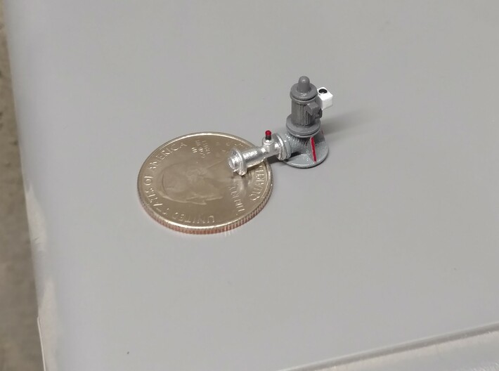 1/64 Small Motor Irrigation Pump Kit 3d printed 