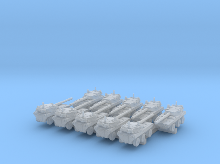 1/600 US LAV-600 Tank Destroyer x10 3d printed 1/600 US LAV-600 Tank Destroyer x10