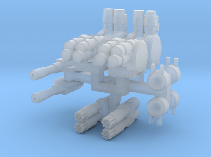 Turrets And Weapons Two 3d printed