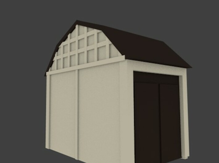 Elberfeld Aufzughaus 3d printed Original-Modell, erstellt in Blender 3D