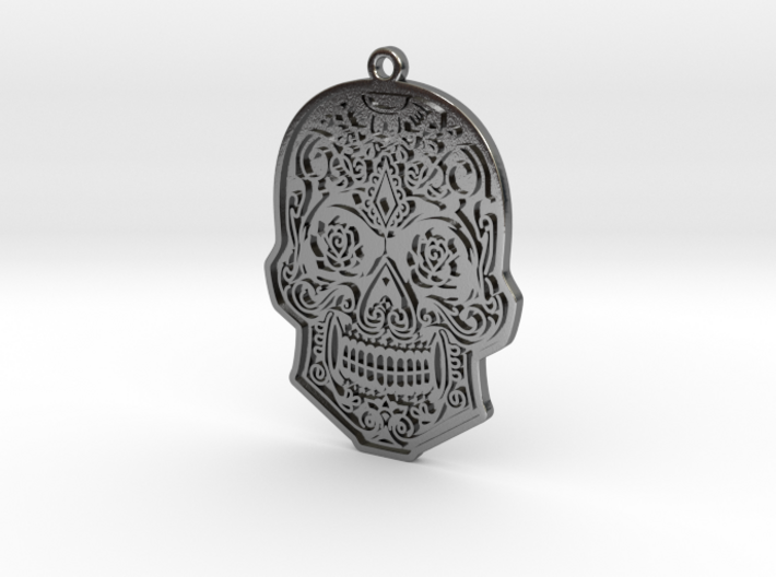 Skull Charm 3d printed
