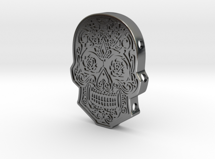 Skull Cuff 3d printed
