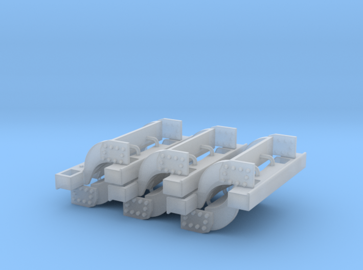 (6) GREEN 4WD WEIGHT BRACKETS 3d printed