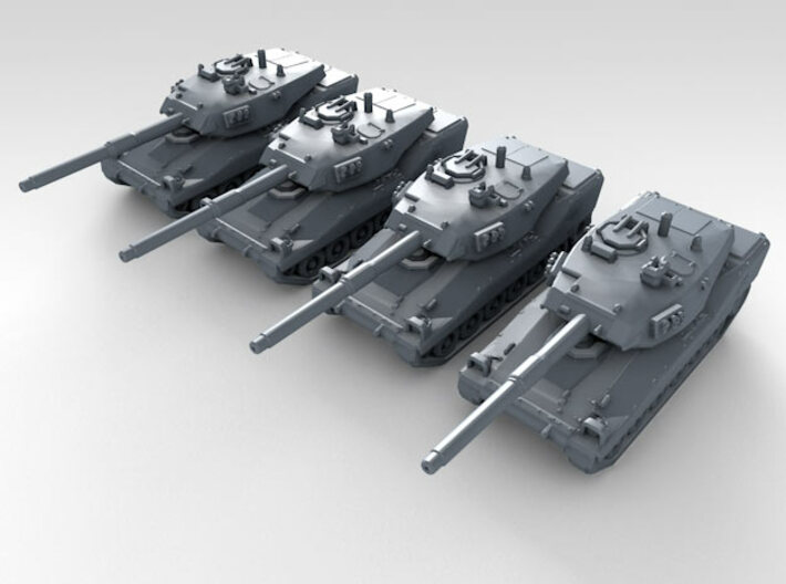 1/285 (6mm) British VFM Mk.5 Light Tank x4 3d printed 3d render showing product detail