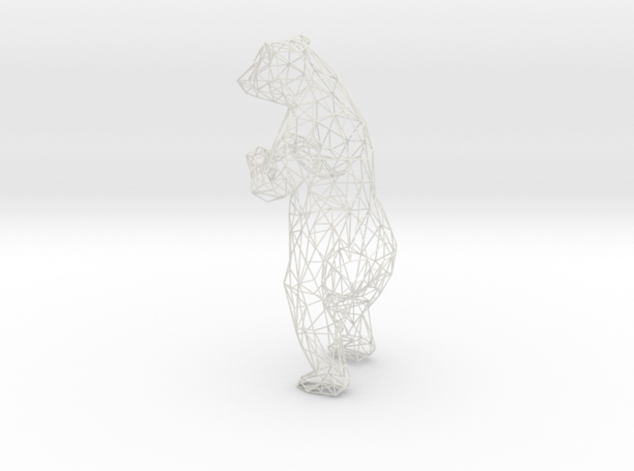 40cm Low Poly Bear Statue 3d printed 40cm Low Poly Bear Statue