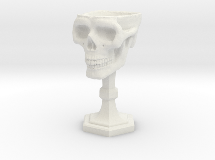 Chalice: Skull Chalice for 1:24 scale (1/2 scale) 3d printed