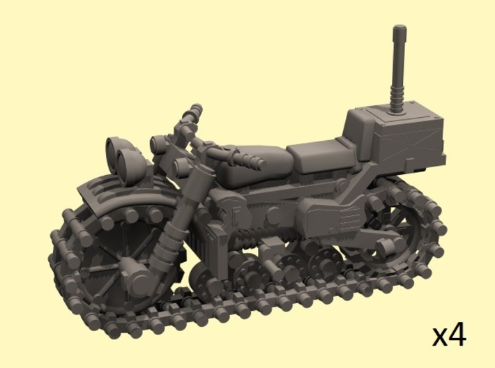28mm Vezdekhod tracked vehicle (4 pieces) 3d printed