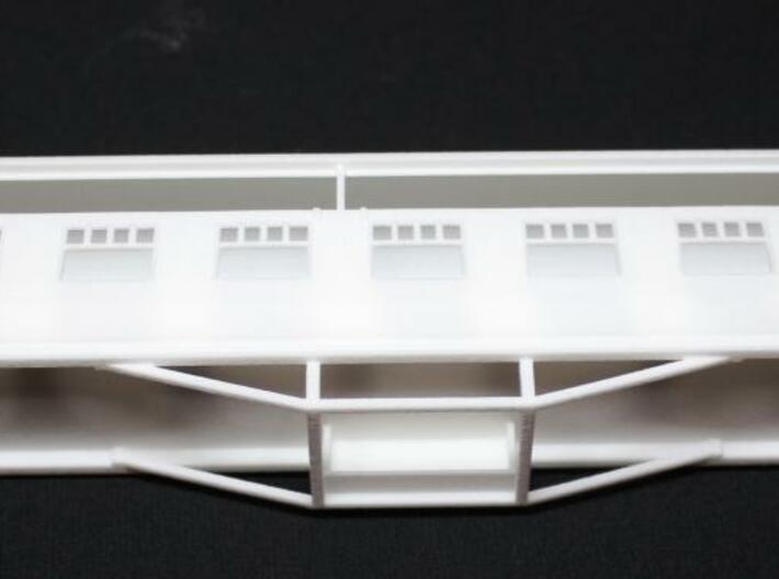 GNRi F16 coach, 4mm scale bodyshell and roof 3d printed 