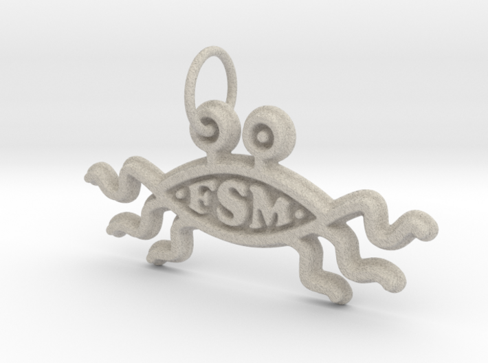 FSM Keyring 3d printed