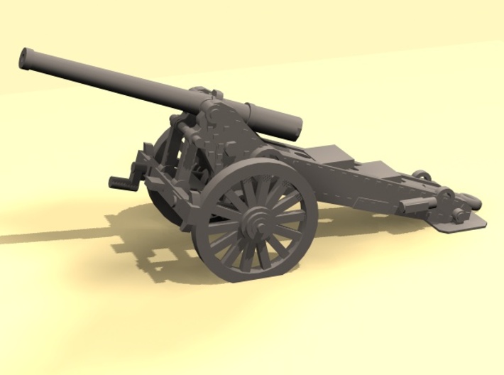 1/160 De Bange cannon 155mm 3d printed