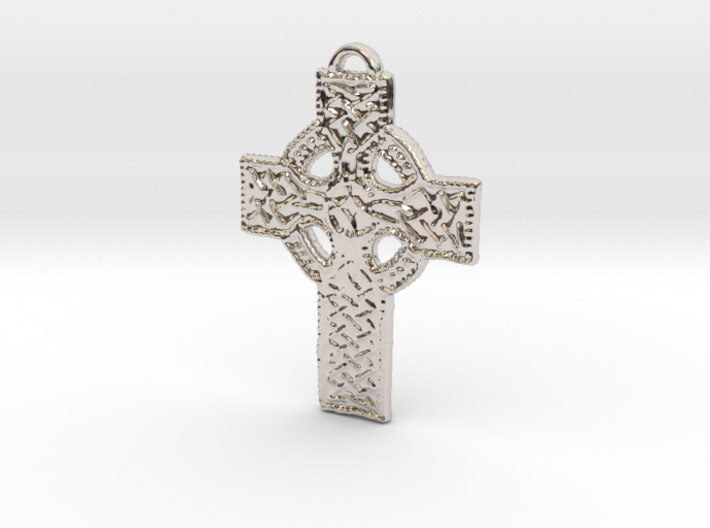 Roped Celtic Cross 3d printed