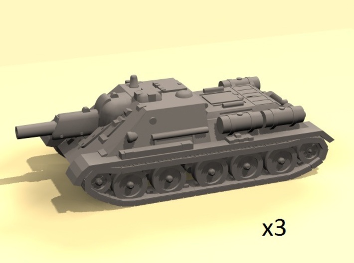 1/220 SU-122 SPG (3) 3d printed