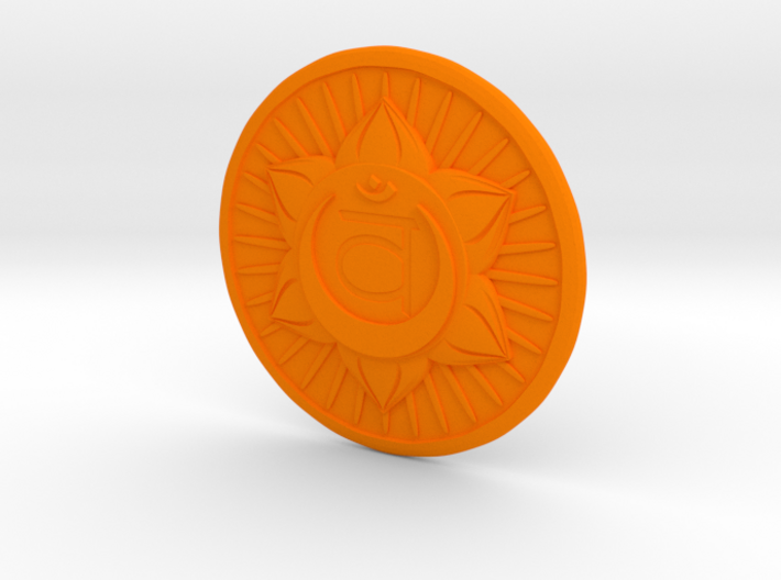 Sacral Chakra or Svadhisthana 3d printed 