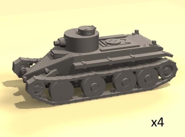 1/220 Christie T3 tank 3d printed