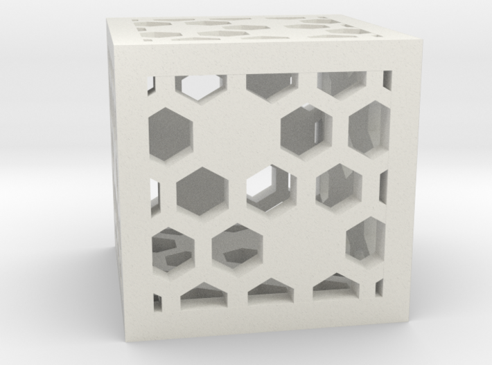 Honeycomb D6 3d printed