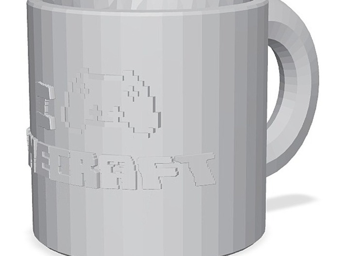 The Perfect Mug For Minecraft Players 3d printed
