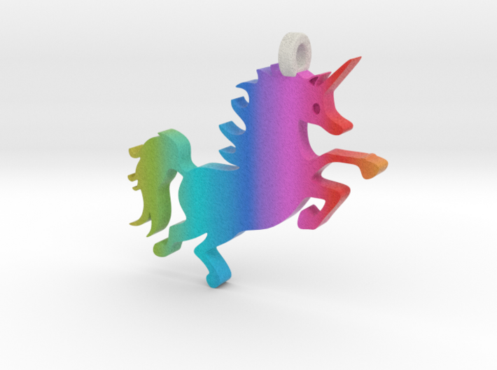 Rainbow Unicorn! 3d printed