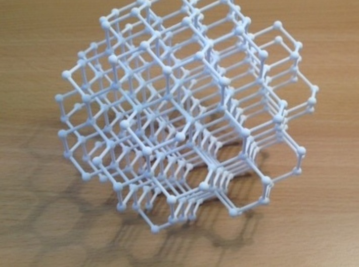 diamond lattice 3d printed