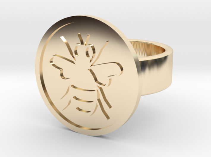 Bee Ring 3d printed