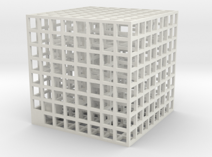 Maze 04, 4x4x4 3d printed