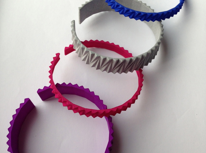 Arch1(big) - Plastic bracelet. 3d printed