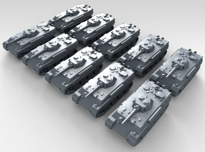 1/700 German Aufklarungspanzer Panther Light Tank  3d printed 3d render showing product detail