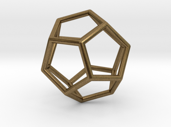 Dodecahedron Pendant 3d printed