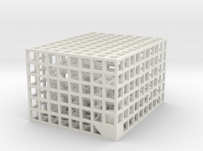 Maze 08, 5x4x3 3d printed