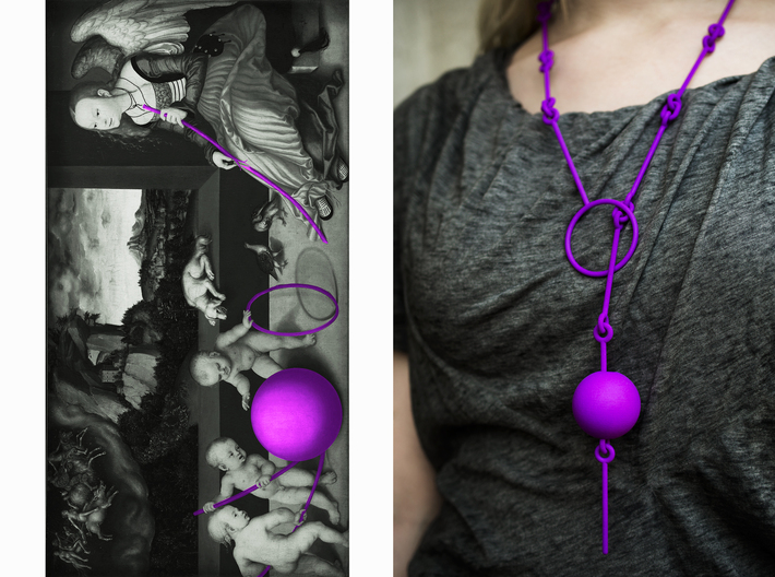 &quot;Melancholy&quot; necklace SMK contest 3d printed