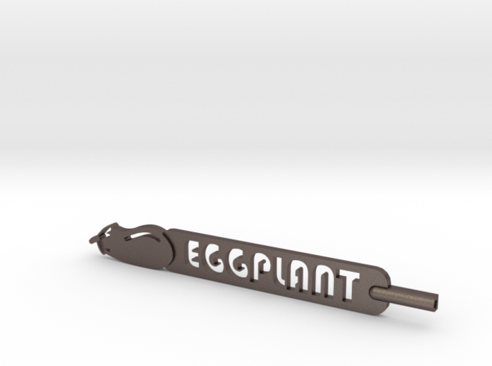Eggplant Plant Stake 3d printed