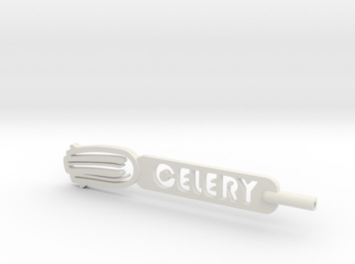 Celery Plant Stake 3d printed